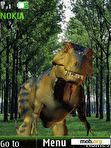 Скачать тему Dinosaur, animation