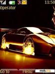 Скачать тему Fire lamborgini