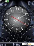 Скачать тему clock analog animated