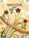 Download mobile theme Floral Background