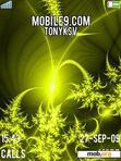 Download mobile theme Green abstract