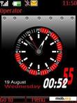 Download mobile theme ANIMATED CLOCK SWF