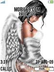 Download mobile theme Angel in white