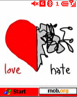 Download mobile theme love and hate