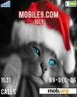 Download mobile theme Christmas Cat