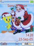 Download mobile theme TweetyXmas