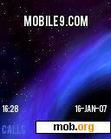 Download mobile theme Blue galaxy