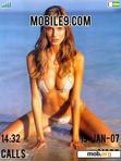 Download mobile theme Heidi Klum hot