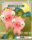 Download mobile theme Pig Zodiac Sign