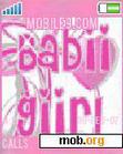 Download mobile theme Baby Girl