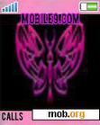Download mobile theme Pink TribalButterfly