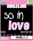 Download mobile theme So In Love