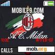 Download mobile theme AC Milan