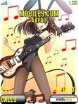 Download mobile theme Haruhi + Guitar
