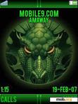 Download mobile theme Green Dragon Ani