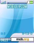 Download mobile theme Aqua blue