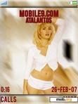 Download mobile theme Elisha Cuthbert W900i