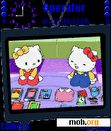 Download mobile theme Animated hello kitty