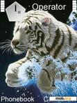 Download mobile theme white tiger