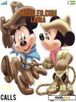 Download mobile theme Mickey & Minnie Cowboy