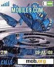 Download mobile theme butterfly rain animated