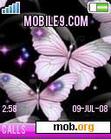Download mobile theme two butterfiles