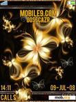 Download mobile theme golden flowers