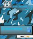 Download mobile theme Camouflage Blue