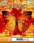 Download mobile theme orange butterfly