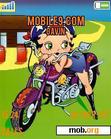 Скачать тему biker betty boop