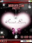 Download mobile theme Sweet Love Animated