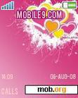Download mobile theme pinky hearts