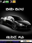 Download mobile theme BLACK AUDI R8