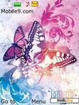 Download mobile theme Cute Butterfly