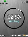 Download mobile theme U900 Clock