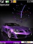 Download mobile theme swf car purple