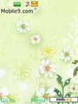 Download mobile theme green flower