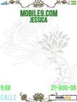 Download mobile theme flower sketch animated