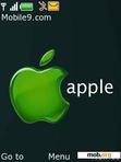 Download mobile theme green apple