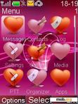 Download mobile theme Animated Hearts Menu