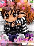 Download mobile theme Animated Cute Love