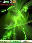 Download mobile theme Green rays