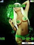 Download mobile theme weed babe