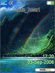 Download mobile theme animated rainbow