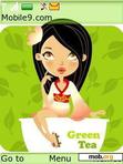 Скачать тему Green Tea Girl