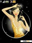 Download mobile theme Fashion Girls - Gold Disco