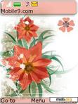 Download mobile theme Red Flower