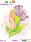 Download mobile theme Flower Girls - Violet Tulip