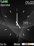 Download mobile theme Graphite Clock