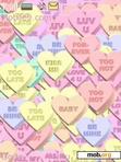 Download mobile theme LOVE HEARTS